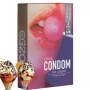 Prezerwatywy smakowe lody Oral Ice Cream 3 sztuki